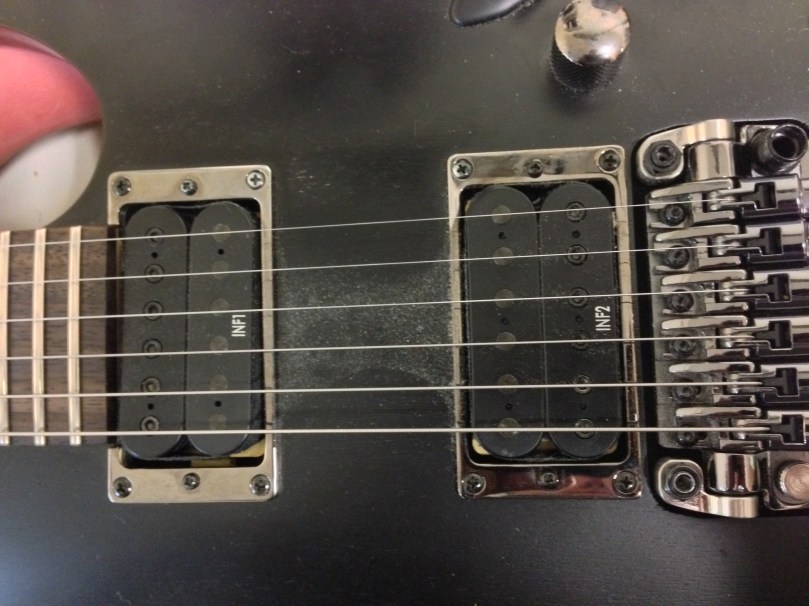 Original Pickups in Cavity